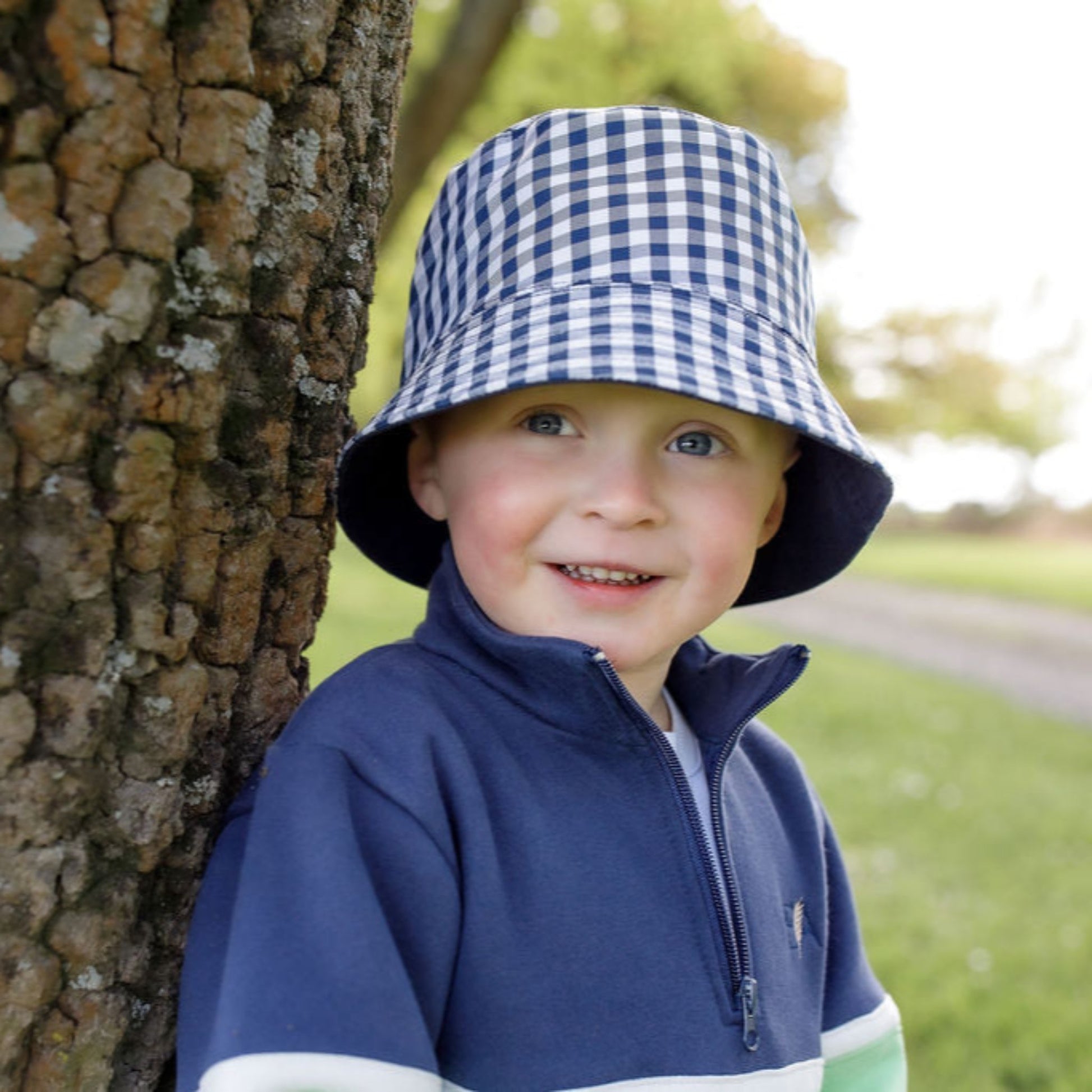 Navy Bucket Hat Children's Clothing – Ed Al - Main Image